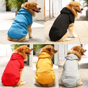 Ropa para perros Ropa de invierno Sudaderas con capucha Sudaderas Abrigo cálido Ropa para perros pequeños y grandes Chaqueta para cachorros Disfraces de labrador con capucha Trajes para mascotas