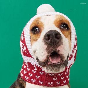 Appareils pour chiens chapeau d'hiver pour chiens Christmas Cat chaud accessoires d'animaux de compagnie petites grandes grandes fournitures de robe en gros