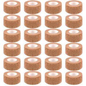 Vêtements pour chiens YO-24 rouleaux Beige élastique auto-adhésif bandage 2.5cm teint sport pour les blessures et le traitement des animaux de compagnie