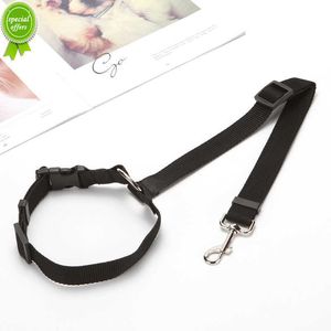 Cinturón de coche para perros, accesorios para perros, cinturón de seguridad para mascotas, correa de plomo dos en uno, cinturón de seguridad para asiento trasero, arnés ajustable, suministros para perros