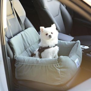 Fundas de asiento de coche para perros, asiento interior delantero/trasero, asiento de coche, cama de viaje pequeña y mediana, colcha extraíble para mascotas, 2021