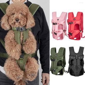 Housses de siège de voiture pour chien grand transporteur pour animaux de compagnie Oxford tissu ventilé magasin de sac à dos pliable conception facilement sans entraves pour le Camping