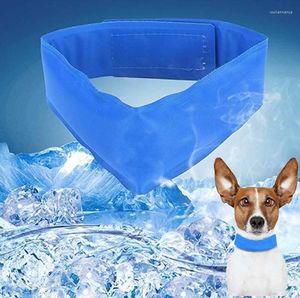 Collares para perros, 1 Uds., Collar de refrigeración para mascotas, bolsa de prevención de golpes de calor de hielo fresco de verano para perros pequeños, medianos y grandes