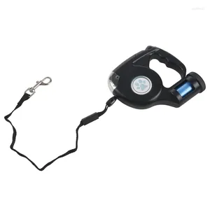 Colliers de chien 4.5M LED extensible plomb rétractable laisse pour animaux de compagnie petit collier avec sac poubelle livraison directe