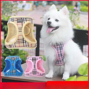 Collares para perros Diseñador Perro Gato Perro Pecho y espalda Anti aflojamiento Cuerda de tracción para perros y gatos Perro pequeño