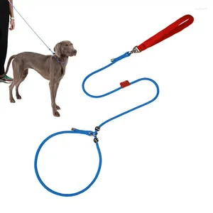 Collares para perros, correas para caminar, cuerda para mascotas, diseño ajustable, herramienta de adiestramiento al aire libre, perros pequeños, medianos y grandes