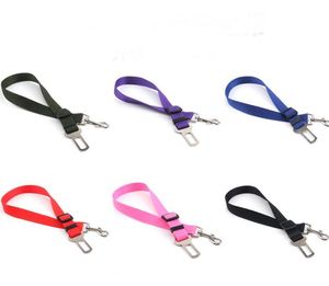 Dog Collars Leashes 500 pcs/lot réglable animal chat voiture sécurité ceinture de sécurité harnais véhicule ceinture de sécurité laisse de plomb pour chiens chiot fournitures en gros