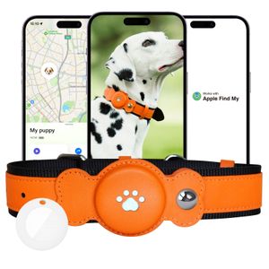 Colliers de chien Laisses Animaux Tracker Locator Mitag Suivi étanche Collier intelligent Fonctionne avec Apple Find My iOS uniquement pour iPhone iPad 230915