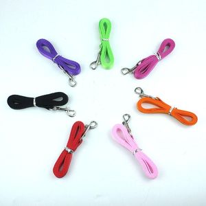 Correas para collares para perros, venta al por mayor, correa pequeña para mascotas, cuerda de tracción de nailon para cachorros, perros, gatos, caminar, entrenamiento de plomo, 7 colores