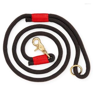 Collares para perros Correa de cuerda de nailon hecha a mano con juntas duraderas Correas fuertes de entrenamiento de plomo para escalada de montaña