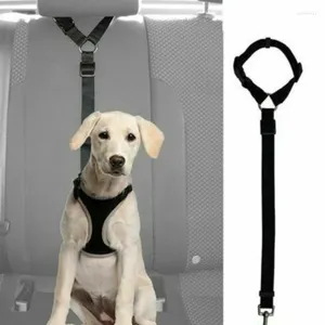 Collares para perros Correa de seguridad para coche para mascotas Anillo Cinturón de seguridad Suministros para la espalda del gato Clip de plomo Palanca Arnés de tracción