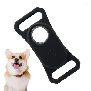 Colliers de chien dispositif de suivi housse de protection support de collier de chat en Silicone Anti-perte pour détecteur GPS