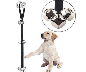 Dog Doorbells Premium Potty Campanas ajustables para mascotas para entrenar a su cachorro fácilmente - alta calidad - 7 Extra Large Loud SN4834