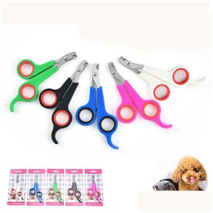 Peluquería para perros Cat Pet Nail Clippers Garra Toe Tool Rabbit Toenail Scissor Trimmer Paw Cutter Bird Shear Jk2007Xb Drop Delivery Home Ga Dhfgh