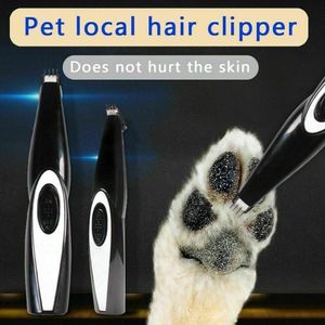 Peluquería para perros Pet Nail Hair Trimmer Grinder Cat Dog Grooming Tool Cortador de corte eléctrico USB Recargable Dog Haircut Paw Shaver Clipper 230707