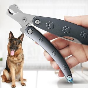 Clipper à ongles pour animaux de compagnie professionnel avec un fichier mtifonction Trimmer robuste pour les grandes petites races moyennes Puppy Puppy Dh948