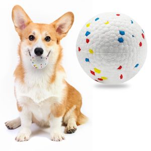 Pelota masticable para mascotas para perros, juguete interactivo para perros de alto rebote, resistente a mordeduras, superligero