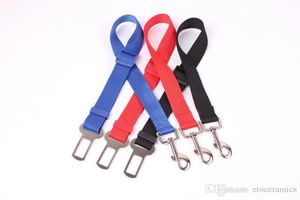 Ceinture de sécurité pour chien réglable Pet Cat Dog Safety Leads Car Seat Belt Livraison gratuite (100pcs / pack) Par DHL / UPS / FEDEX