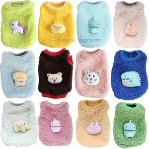 Pull pour chien pour petits chiens fille garçon sweats polaire chiens pulls hiver chien vêtements femme chat chiot vêtements chauds tenue pour tasse de thé Yorkie Chihuahua XXS A727