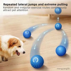 Dog Toys Chews Smart Dog Toy Ball Electronic Interactive Pet Toy Moving Ball USB Automatic Moving Bouncing for Puppy Birthday Gift Cat Product