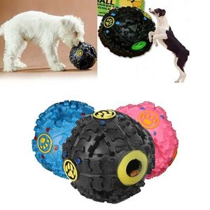 Chien Jouets Pet Son Sphère Fuite Alimentaire Balle Jouet Balle Chiens Chat Grinçant Mâche Chiot Couineur Voix Pet Fournitures Jouer