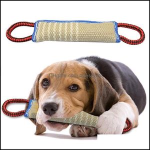 Dog Training Obedience Iinen Cloth Training Obedience Dogs Biting Stick Pure Leather Interactive Molar Trainings Supplies German S Dhfz4