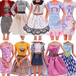 Accesorios para muñecas, ropa, vestido, traje de moda, camisa, ropa informal, falda para 16 BJD 230424