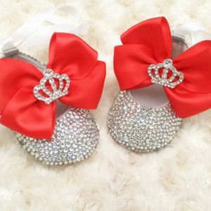 Dollbling Mama Baby Girl Ballerina Sparkly Crystal Queen Princess Year Chaussures God Daugther born Gift Dress 220301