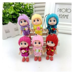 Muñecas 5pcsset 8cm Little Kelly Confused Doll Princess Mini Simba Cute Baby Body Toys para niñas niños regalos 221208