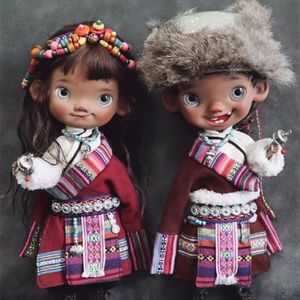 Dolls Amzing Expression 16 Big Head pii avec fille Body Hands and Feet Pipi Jaki Naughty Happy Cute Minor Bjd 230816