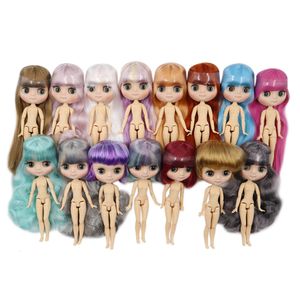 Poupées DBS 1/8 Bjd Middie Blyth, nue, corps articulé de 20cm, visage mat, pour maquillage personnalisé, bricolage, 230905