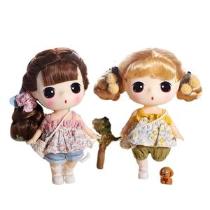 Muñecas Dongjis pequeña muñeca conjunta fresca figura amiga 520 para enviar regalo de novia lindo diario de la isla de flores 230907