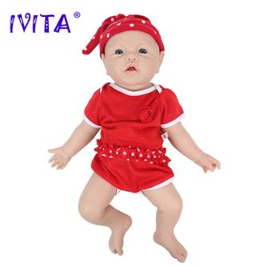 Poupées IVITA WG1526 16,92 pouces 2,69 kg corps complet Silicone Reborn bébé poupée réaliste fille poupées non peintes bricolage blanc bébé enfants jouets 230828