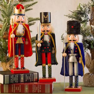 Muñecas Cascanueces Adornos de marionetas Dibujos animados Nueces Soldados Cascanueces Muñecas Decoración de escritorio Cumpleaños Regalos de Navidad 231121