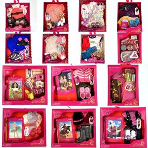 Poupées Notre génération de poupées ensembles de jeu 18 pouces accessoires de mode de mode PETS PETS Toy Girl's Play House Toys Cadeaux d'anniversaire 230811