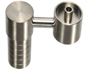 El clavo de titanio sin hogar se adapta tanto a la junta hembra de clavo de titanio GR2 de 14 mm como a la de 18 mm para fumar en pipa de agua Bong de vidrio