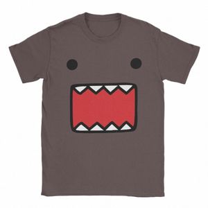 Domo Kun Doll Face T-shirts hommes Cott Crazy T-shirts col rond t-shirt à manches courtes hauts adulte a2SP #