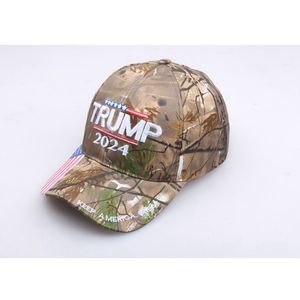 Donald Trump 2024 Hats Camouflage US Presidential Election Baseball Caps Adjustable Outdoor Sports Camo Trump Hat CYZ3152