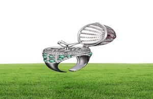 Donia Jewelry Luxury Ring Fashion Bird Bird Cage Copper Microinlaid Zircon European and American Creative Designer Hand Gift85810302432951