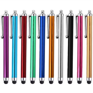 Moda Capative Stylus Touch Pen Metálico para Iphone 13 12 11 XR XS X MAX 8 Plus 7 6 Samsung S22 S21 S20 Note 20 LG Stylo 7 6 Luxury Bling Chromed Teléfono móvil Stylus Pens