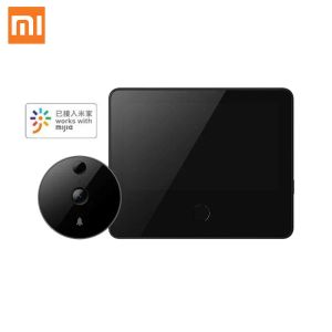 Sonnette de porte xiaomi mijia caméra intelligente sonnette de porcs de porte de porte infrarouge de vision nocturne de vision de la vision nocturne AI.