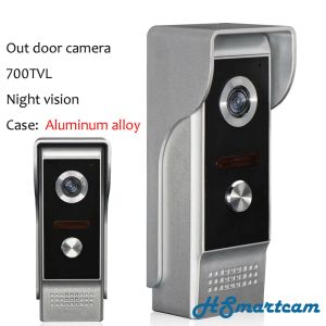 Sonnette de portes NOUVELLE SÉCURITÉ HOME OUT DOOR DOORS 700TVL Vision nocturne (ALLIAGE AUMINIM CAS