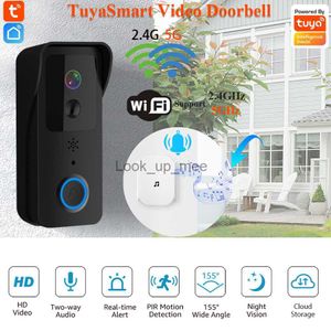 Sonnettes de porte intelligentes, sonnette vidéo sans fil, interphone visuel numérique, étanche, garde électronique, caméra de sécurité domestique 1080P, wifi 2.4G / 5G HKD230918