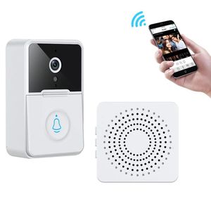 Sonnettes de porte intelligentes, sonnette vidéo sans fil, interphone visuel numérique, sonnette de porte WIFI, étanche, portier électronique, caméra de sécurité à domicile 231207