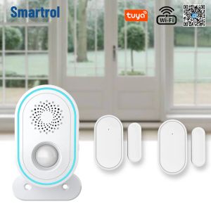 Sonnettes de portes SMARTROL P31 TUYA WiFi Home Security Alarm System Wireless Smart Life App Well Bell Doard Door