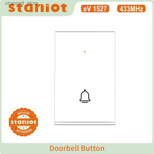 Timbres de puerta Staniot B100 Timbre inalámbrico Tuya Kit de seguridad para el hogar inteligente Timbre de video 433 Mhz para sistema de alarma antirrobo GSM Y240320