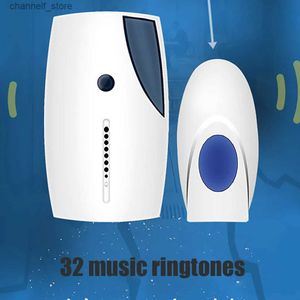 Toilebells Wireless Toilebell 32 Tunes Chimes de 150 metros Control remoto digital L Toilebell Smart Home Disposition Ring Direct Delivery240320