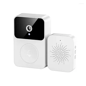 Doorbells X9 Smart Wireless Visual Doorbell Anti-Theft Remote Monitoring Video Intercom HD Night Vision Rechargeable Built-in Battery