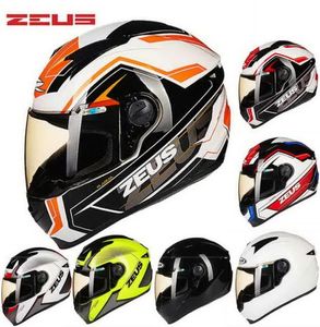 Certification DOT ZEUS 811 Casque de moto intégral ABS Casques de moto motocross ZS811 Four Seasons Taille M L XL XXL XXXL5055069