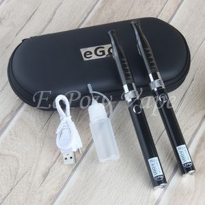 Double UGO-VII H2 Vape Pens 650 900 mah UGO Batteries 2.0ml Atomiseurs Chargeur Micro USB Flacon vide goutte à goutte Ecigarette Vapes Étui de voyage